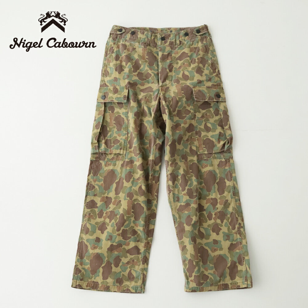 ナイジェルケーボン40sモンキーパンツ-ミックスダックハンターカモ(80520050004)40sMONKEYPTMIXDUCKHUNTERNigelCabourn(メンズ)【2026春夏】*送料無料*【後払い決済不可】*