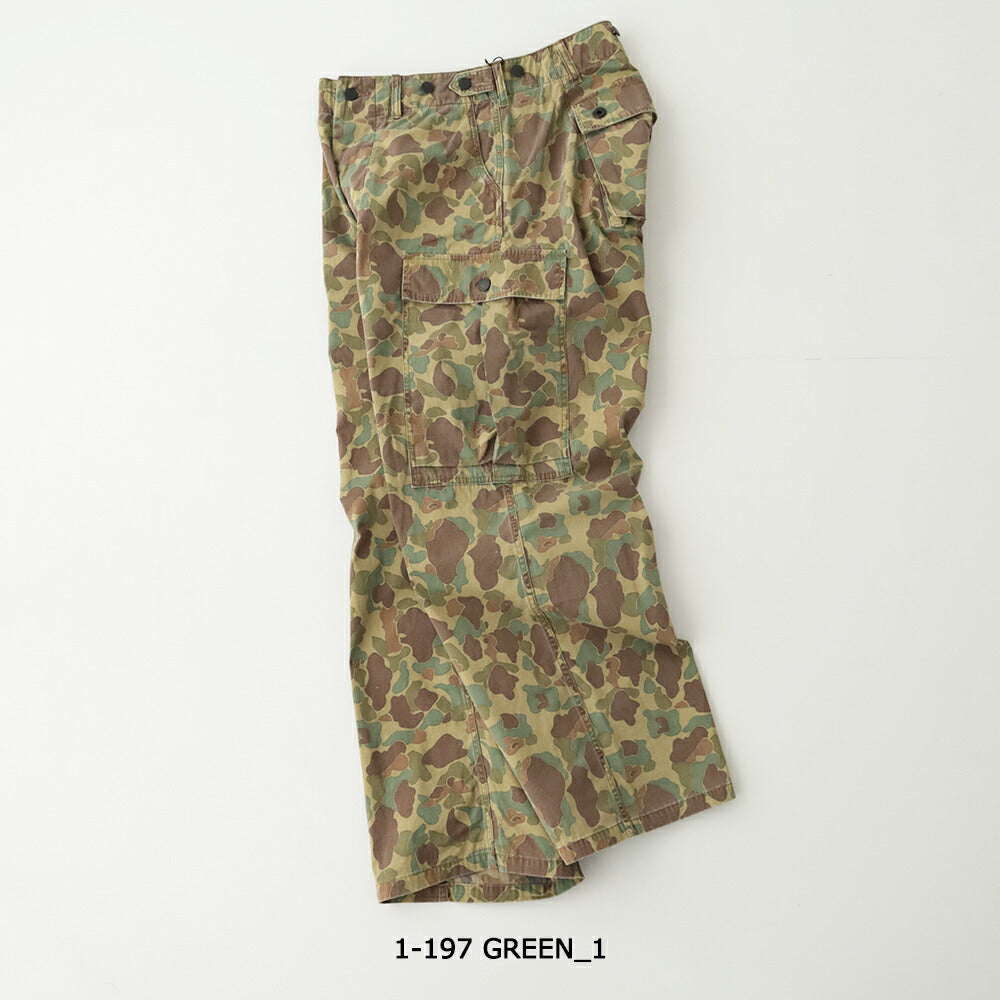 ナイジェルケーボン40sモンキーパンツ-ミックスダックハンターカモ(80520050004)40sMONKEYPTMIXDUCKHUNTERNigelCabourn(メンズ)【2026春夏】*送料無料*【後払い決済不可】*
