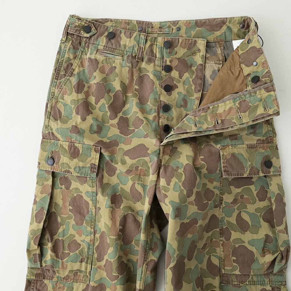 ナイジェルケーボン40sモンキーパンツ-ミックスダックハンターカモ(80520050004)40sMONKEYPTMIXDUCKHUNTERNigelCabourn(メンズ)【2026春夏】*送料無料*【後払い決済不可】*