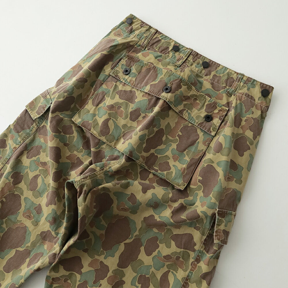 ナイジェルケーボン40sモンキーパンツ-ミックスダックハンターカモ(80520050004)40sMONKEYPTMIXDUCKHUNTERNigelCabourn(メンズ)【2026春夏】*送料無料*【後払い決済不可】*