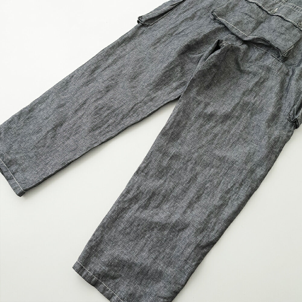 ナイジェルケーボンネイヴァルダンガリー-リネンデニム(80521350520)PT01NAVALDUNGAREELINENDENIMNigelCabourn(メンズ)【2026春夏】*送料無料*【後払い決済不可】*