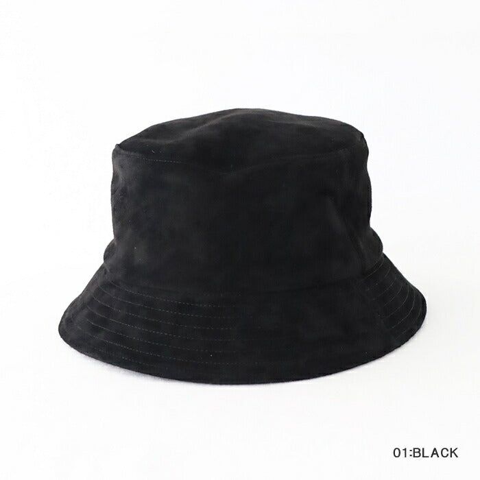 キジマタカユキCALFSUEDEBUCKETHAT(242903)KIJIMATAKAYUKI(帽子)【2024秋冬】*送料無料*【後払い決済不可】*