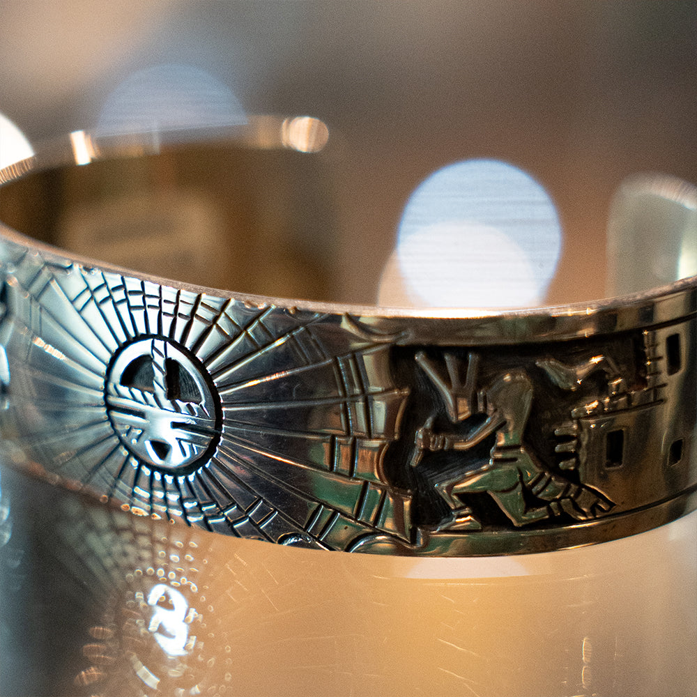 Hopi Sunface Bracelet<br>【Eddison Wadsworth】<br>(CEW200402)