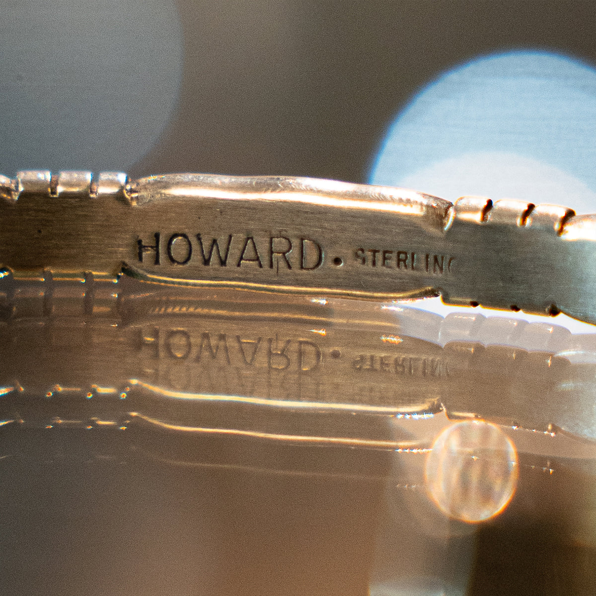 Stamped Narrow Bracelet<br>【Howard Nelson】<br>(LEW239704)