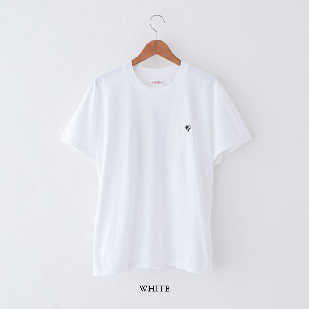 ハリウッドランチマーケット <br>ハートイン HRMクラックプリント <br>ショートスリーブTシャツ <br>(1019338) <br>HOLLYWOOD RANCH MARKET(レディース/メンズ) <br>【2026春夏】