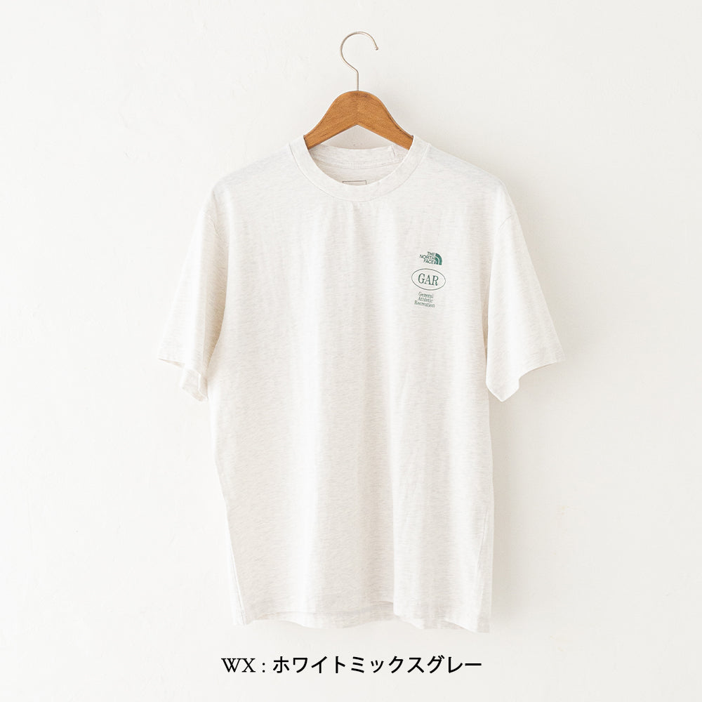 ザ・ノース・フェイス <br>GARスモーラータイポグラフィックショートスリーブティー <br>(NT32667) <br>GAR Smaller Typographic S/S Tee <br>THE NORTH FACE(メンズ) <br>【2026春夏】