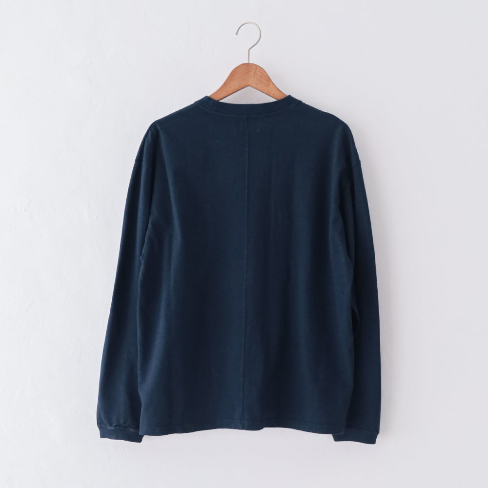 ハリウッドランチマーケット <br>WWスラブテンジク <br>Hエンブロイダリーポケット <br>ロングスリーブTシャツ <br>(1017844) <br>HOLLYWOOD RANCH MARKET(レディース/メンズ) <br>【2026春夏】