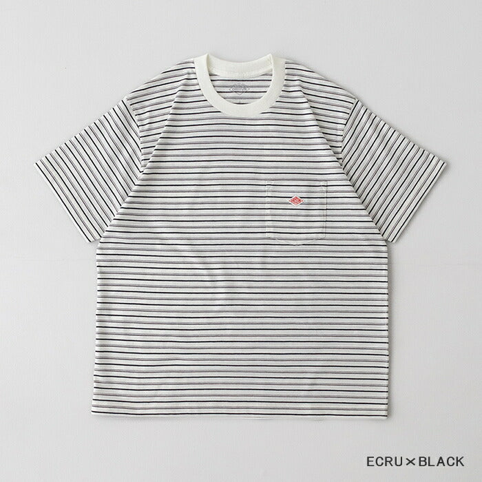ダントンコットンポリエステルポケットTシャツ(DT-C0197TCB-ST)T/COPENENDJERSEYPOCKETT-SHIRTDANTON(レディース)【2025春夏】*送料無料*【後払い決済不可】*