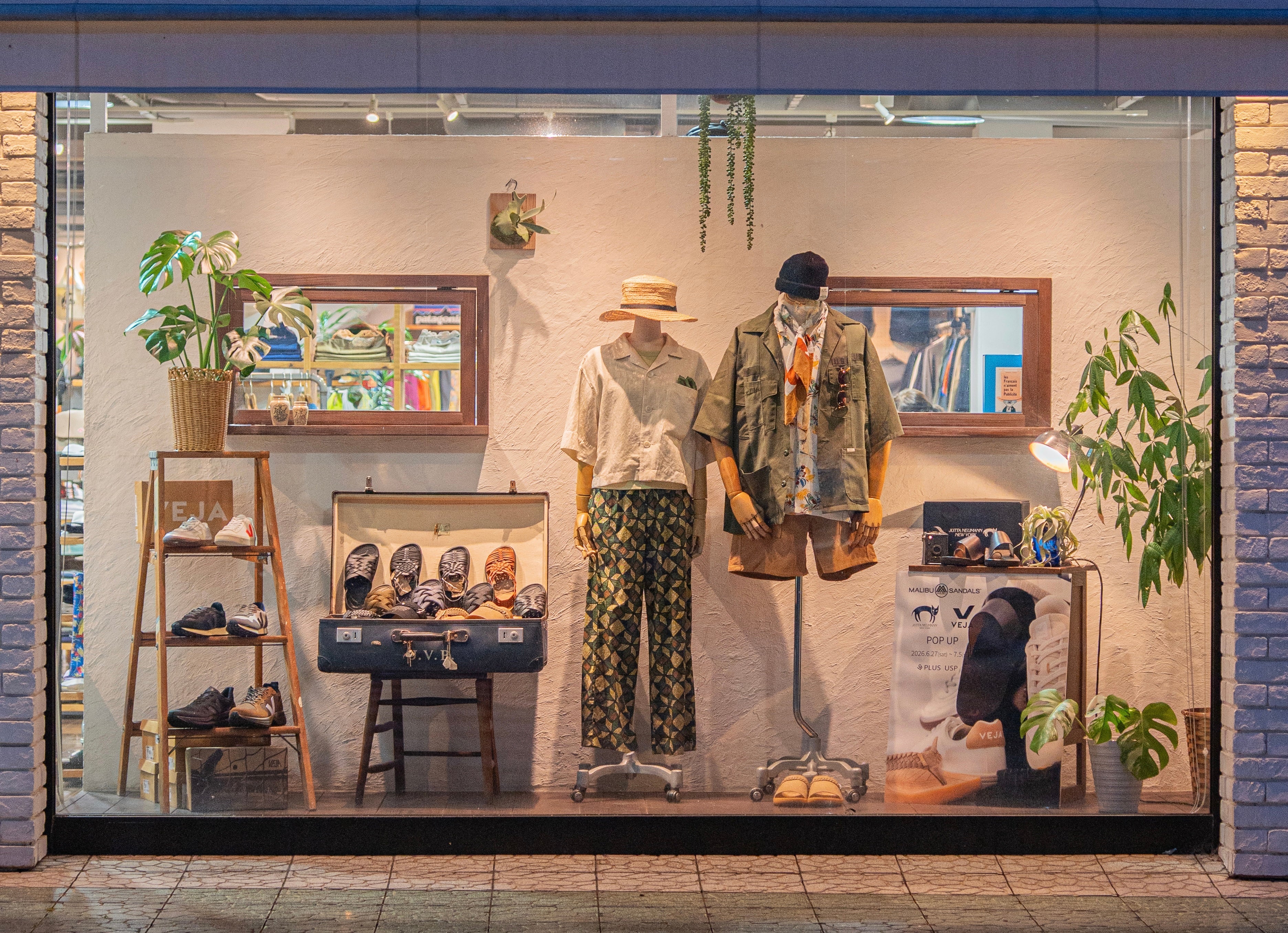 PLUS USP W POINT FAIR / MALIBU SANDALS & JUTTA NEUMANN & VEJA POP UP STORE Fin