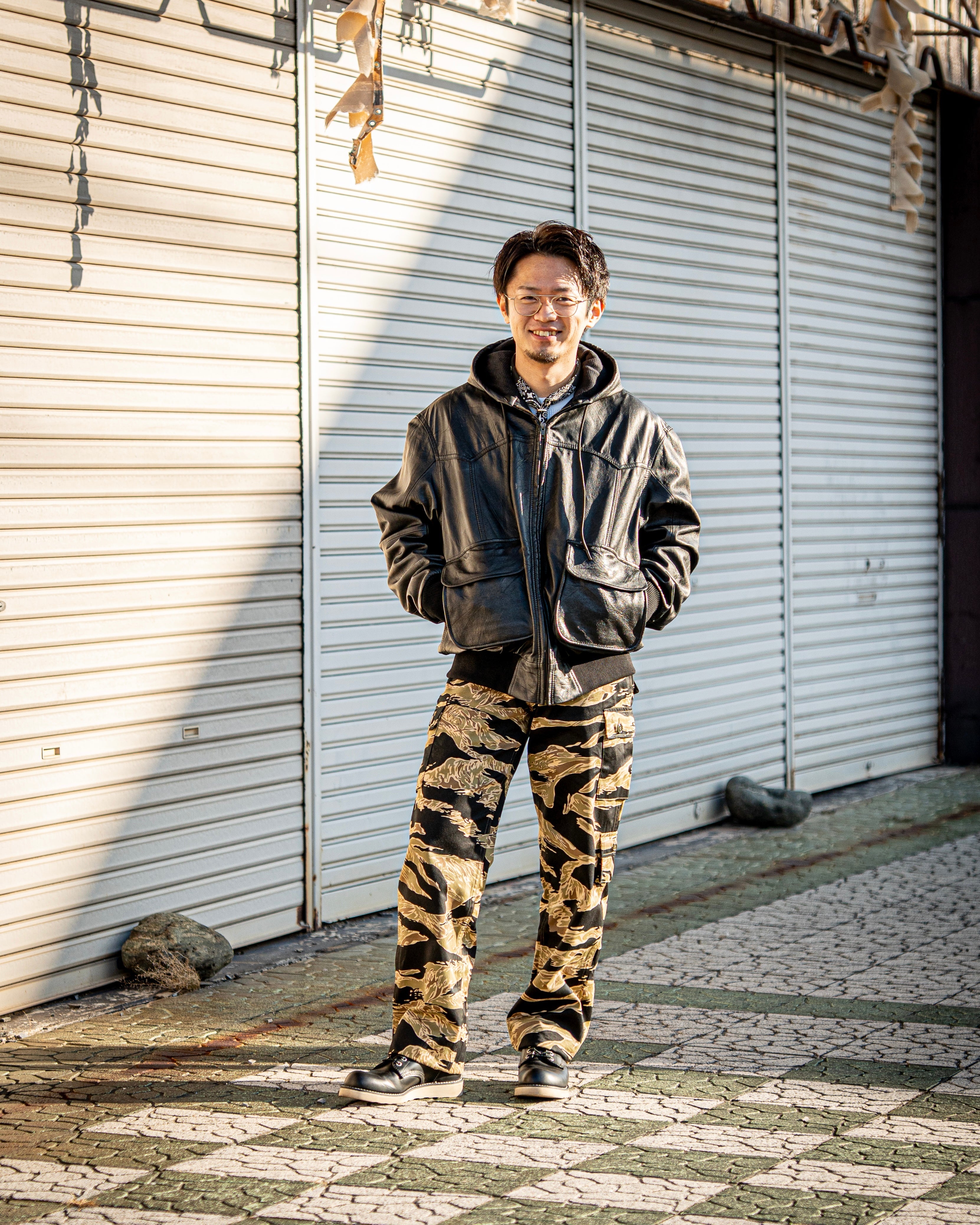 「レザーとカモが描く、秋冬の主役」