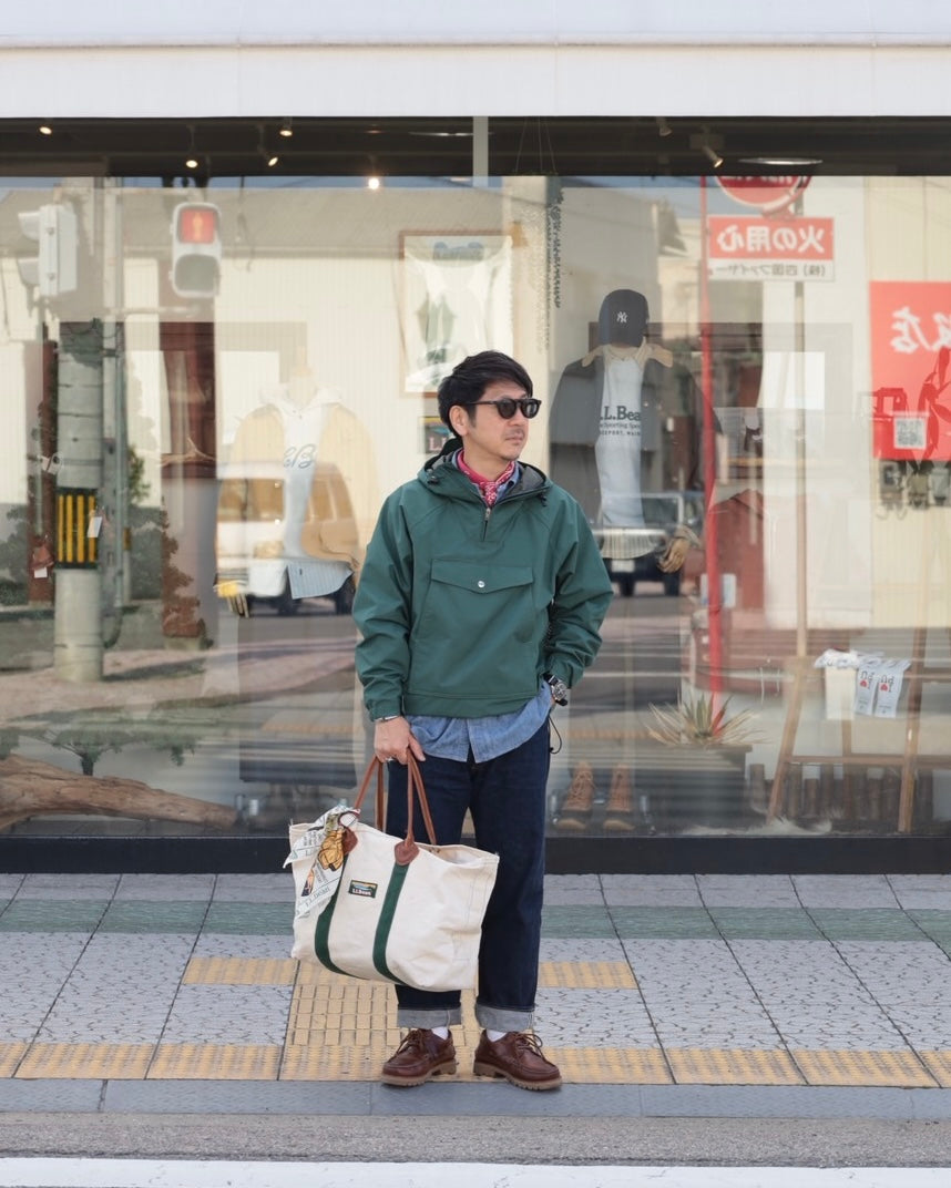 Battenwear Scout Anorak を主役に、 orSlow 1950s セルビッジデニムを合わせたシンプルなワークスタイルをご紹介