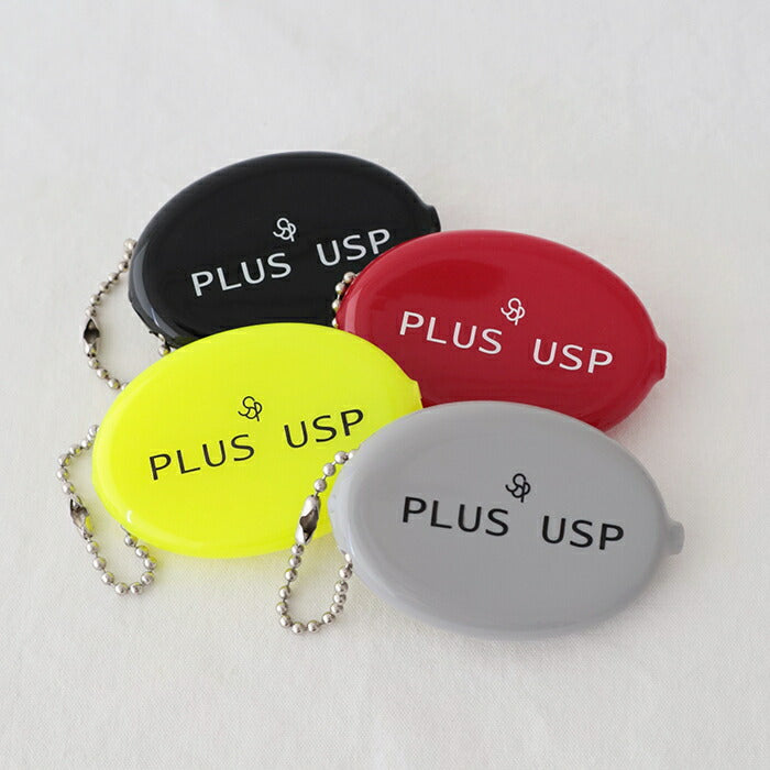 プラスユーエスピーロゴコインケースキーホルダー(pucincs)U.S.AcoincasekeyholderPLUSUSP(小物)*メール便可*【後払い決済不可】