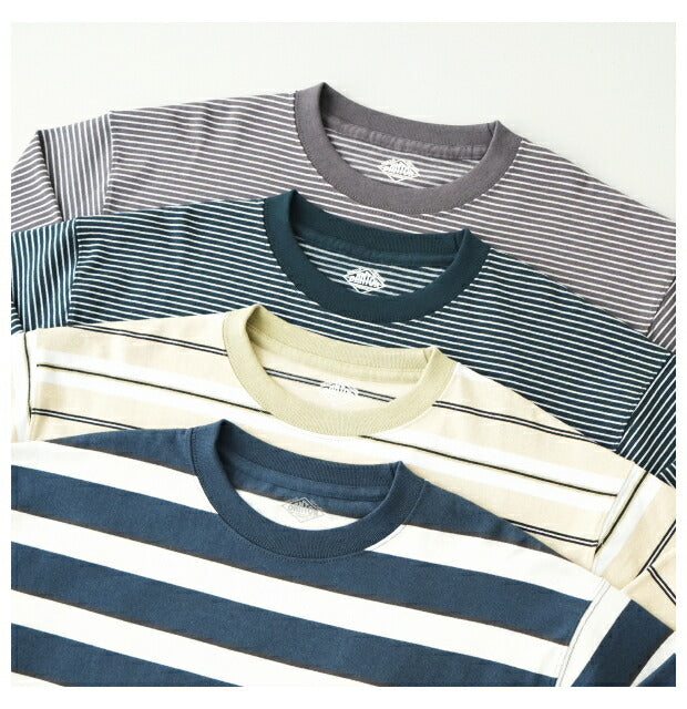 ダントンクルーネック7分袖ボーダーTシャツ(DT-C0131TCB)T/COPENENDJERSEYCREWNECKP.O3/4SLEEVESDANTON(レディース)【2023秋冬】*送料無料*【後払い決済不可】*