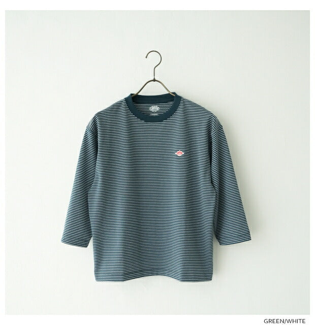 ダントンクルーネック7分袖ボーダーTシャツ(DT-C0131TCB)T/COPENENDJERSEYCREWNECKP.O3/4SLEEVESDANTON(レディース)【2023秋冬】*送料無料*【後払い決済不可】*