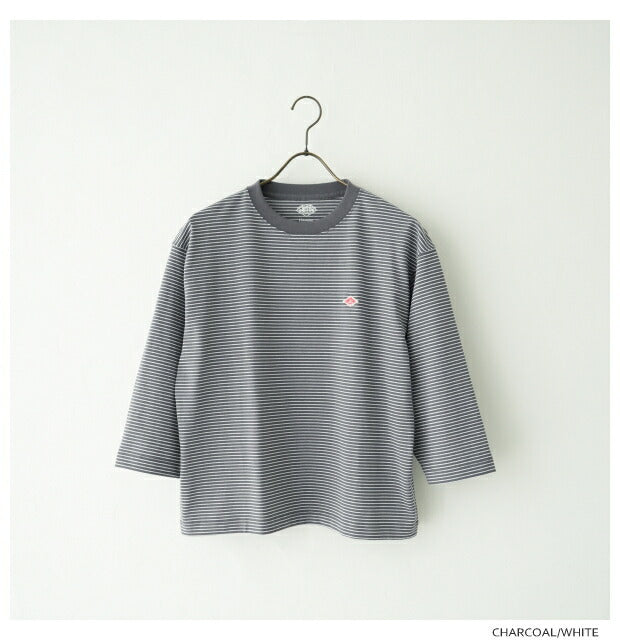 ダントンクルーネック7分袖ボーダーTシャツ(DT-C0131TCB)T/COPENENDJERSEYCREWNECKP.O3/4SLEEVESDANTON(レディース)【2023秋冬】*送料無料*【後払い決済不可】*
