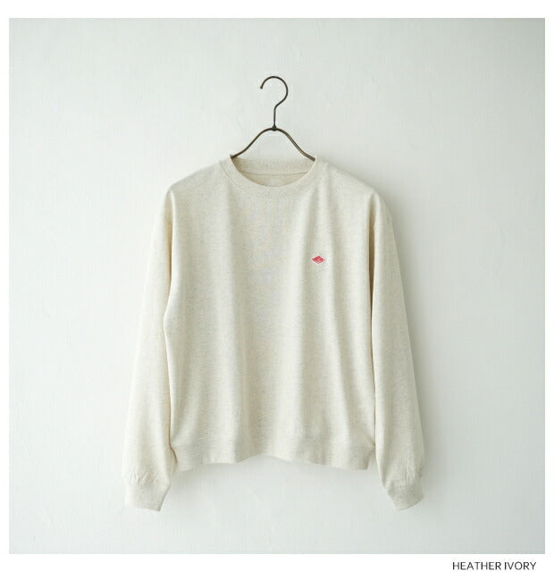 ダントンコットンポリエステルスウェットTシャツ(DT-C0203TCB)T/COPENENDJERSEYSWEATT-SHIRTDANTON(レディース)【2023秋冬】*送料無料*【後払い決済不可】*