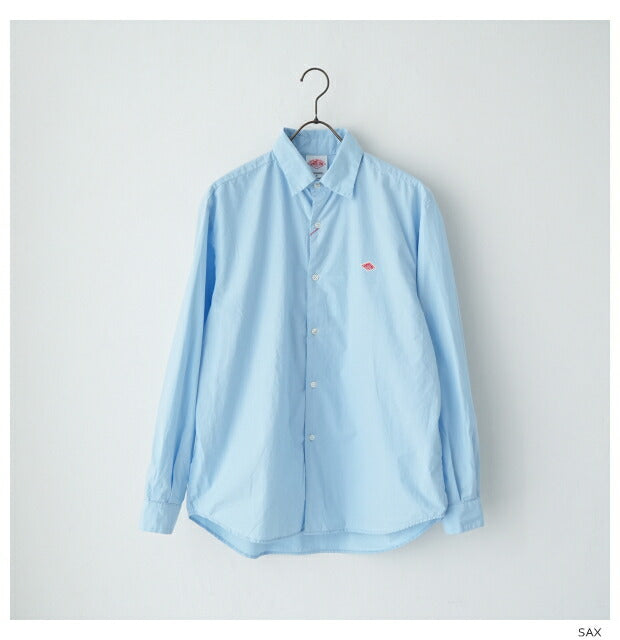 ダントンオックスフォードバンドカラーシャツ(JD-3607SOX)OXFORDBANDCOLLARSHIRTL/SDANTON(メンズ)【2023秋冬】*送料無料*【後払い決済不可】*
