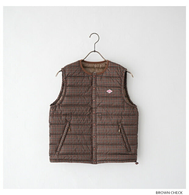 ダントンインナーダウンクルーネックベスト(DT-A0002NNF)NYLONTAFFETAINNERDOWNCREWNECKVESTDANTON(レディース)*送料無料*【後払い決済不可】*