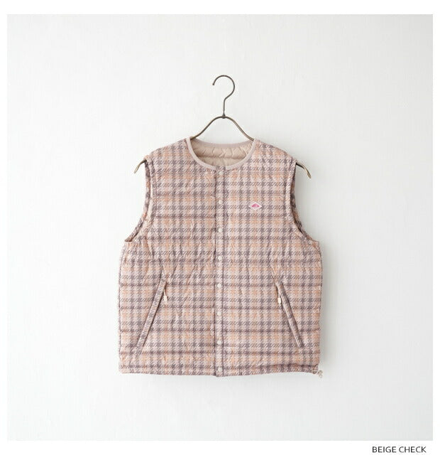 ダントンインナーダウンクルーネックベスト(DT-A0002NNF)NYLONTAFFETAINNERDOWNCREWNECKVESTDANTON(レディース)*送料無料*【後払い決済不可】*