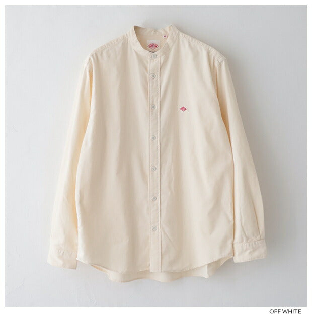 ダントンコーデュロイバンドカラーシャツ(DT-B0291MCD)21WALECORDUROYBANDCOLLARSHIRTL/SDANTON(メンズ)【2024秋冬】*送料無料*【後払い決済不可】*
