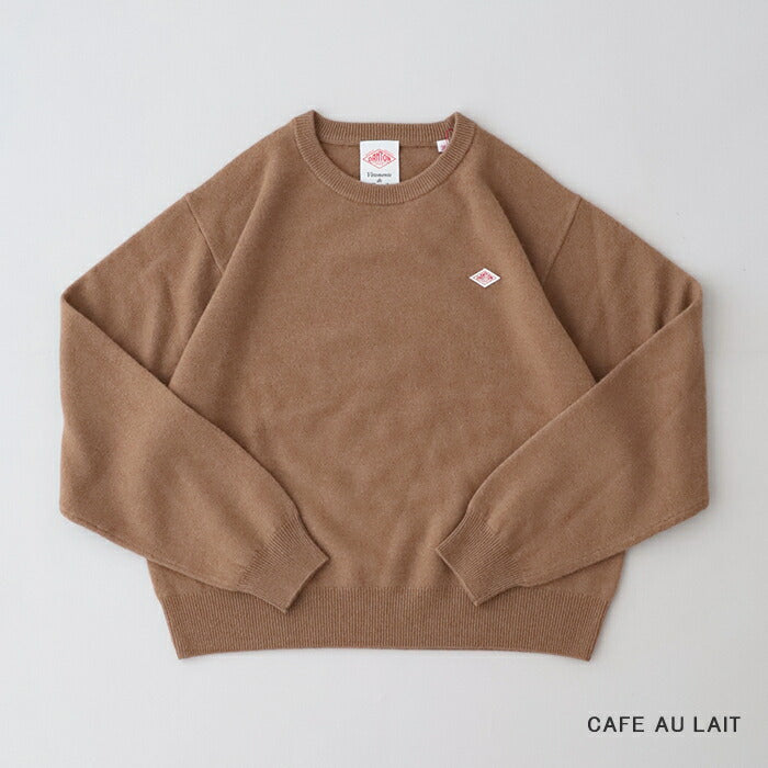 ダントンラムウールクルーネックニットプルオーバー(DT-D0027LMW)LAMBSWOOLCREWNECKP.OL/SDANTON(レディース)【2024秋冬】*送料無料*【後払い決済不可】*