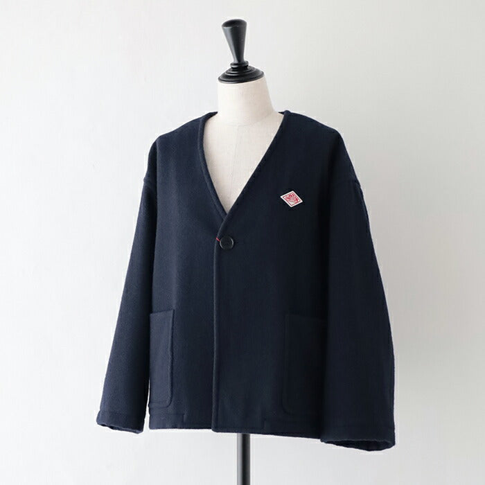 ダントンシングルウールパイルVネックジャケット(DT-A0542SWP)SINGLEWOOLPILEVNECKJACKETDANTON(レディース)【2024秋冬】*送料無料*【後払い決済不可】*