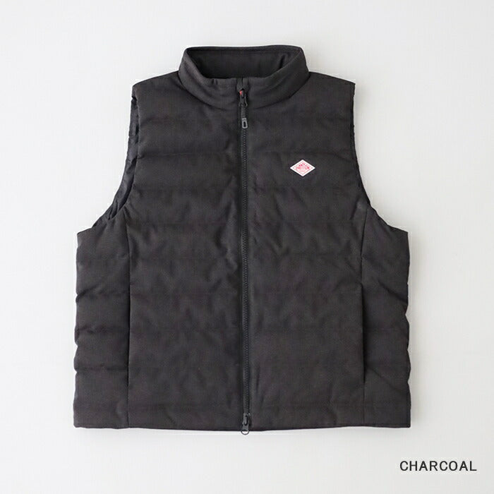 ダントンミドルダウンジップスタンドカラーベスト(DT-A0550PWL)WOOLLIKEPOLYESTERMIDDLEDOWNZIPSTANDCOLLARVESTDANTON(レディース)【2024秋冬】*送料無料*【後払い決済不可】*