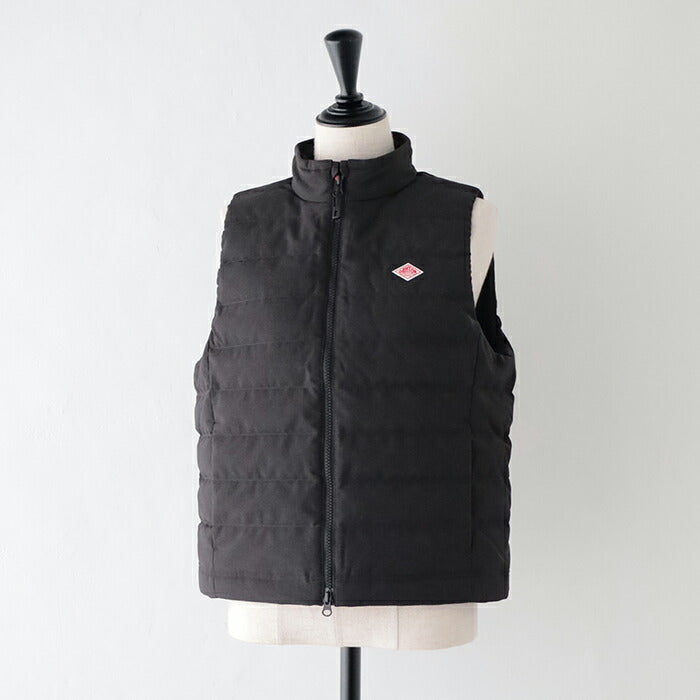 ダントンミドルダウンジップスタンドカラーベスト(DT-A0550PWL)WOOLLIKEPOLYESTERMIDDLEDOWNZIPSTANDCOLLARVESTDANTON(レディース)【2024秋冬】*送料無料*【後払い決済不可】*