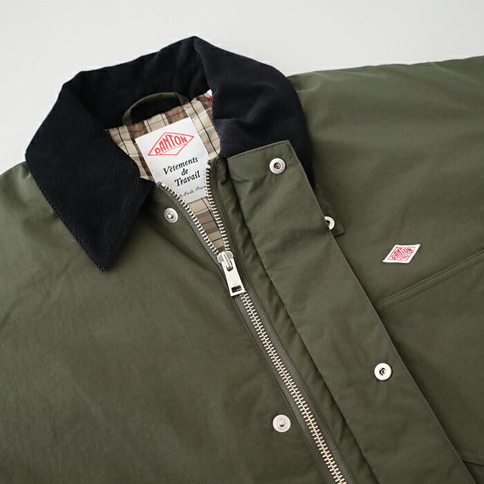 ダントンナイロンタフタカバーオールジャケット(DT-A0524NTF)NYLONTAFFETACOVERALLJACKETDANTON(メンズ)【2024秋冬】*送料無料*【後払い決済不可】*