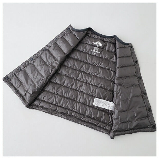 ダントンキッズインナーダウンクルーベスト(チェック)(DT-A0048NNP)PRINTPOLYESTERTAFFETAKIDSINNERDOWNCREWNECKVESTDANTON(レディース)【2024秋冬】*送料無料*【後払い決済不可】*