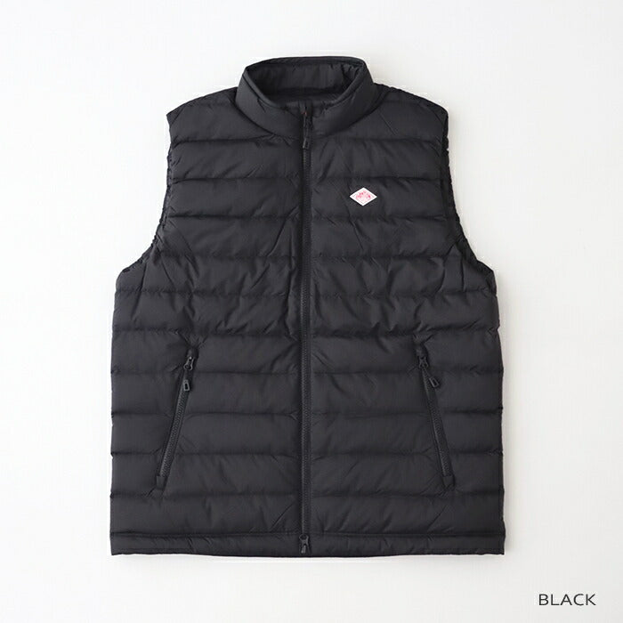 ダントンミドルダウンジップスタンドカラーベスト(DT-A0565NRP)20ｄNYLONTAFFETAMIDDLEDOWNZIPSTANDCOLLARVESTDANTON(メンズ)【2024秋冬】*送料無料*【後払い決済不可】*
