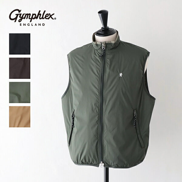 ジムフレックスパディングジップベスト(GY-A0558WPR)LIGHTSHADOWRIPSTOPZIPVESTGYMPHLEX(メンズ)【2024秋冬】*送料無料*【後払い決済不可】*