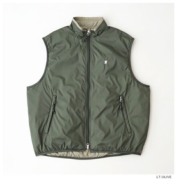 ジムフレックスパディングジップベスト(GY-A0558WPR)LIGHTSHADOWRIPSTOPZIPVESTGYMPHLEX(メンズ)【2024秋冬】*送料無料*【後払い決済不可】*