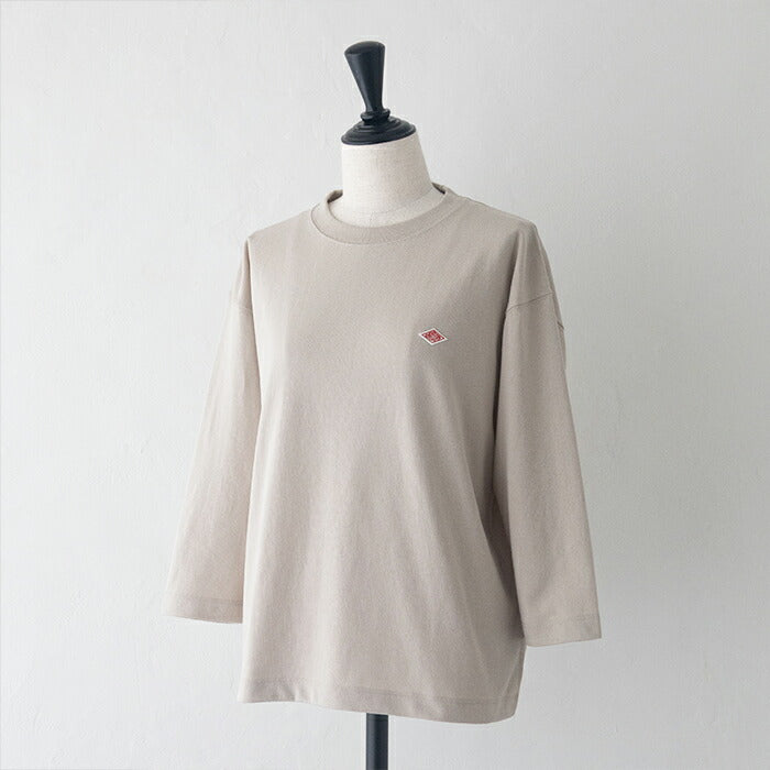 ダントンクルーネック7分袖Tシャツ(DT-C0131TCB)T/COPENENDJERSEYCREWNECKP.O3/4SLEEVESDANTON(レディース)【2025秋冬】*送料無料*【後払い決済不可】*