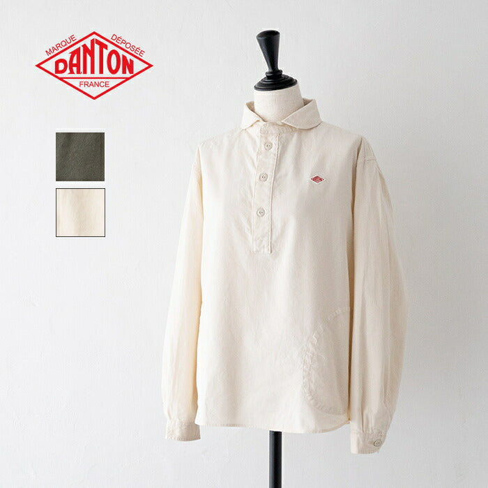 ダントンビエラ起毛丸衿プルオーバーシャツ(DT-B0281VSS)COTTONFLANNELROUNDCOLLARP.OSHIRTL/SDANTON(レディース)【2025秋冬】*送料無料*【後払い決済不可】*