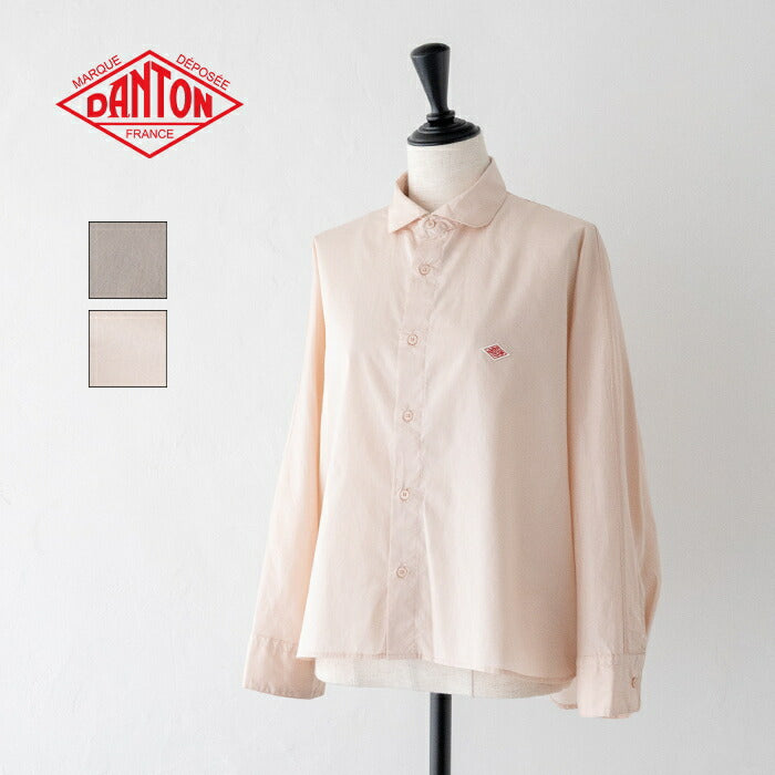 ダントンコットンツイルドルマンスリーブ長袖シャツ(DT-B0399HCT)80/-TWILLDOLMANSLEEVESHIRTDANTON(レディース)【2025秋冬】*送料無料*【後払い決済不可】*