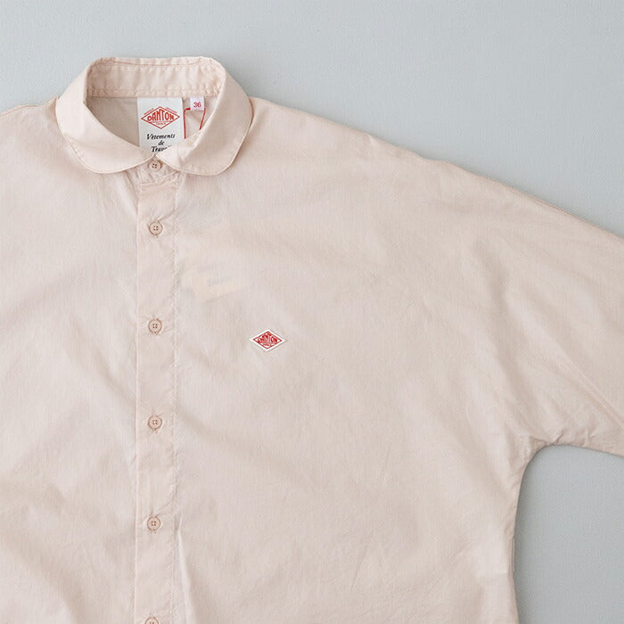 ダントンコットンツイルドルマンスリーブ長袖シャツ(DT-B0399HCT)80/-TWILLDOLMANSLEEVESHIRTDANTON(レディース)【2025秋冬】*送料無料*【後払い決済不可】*