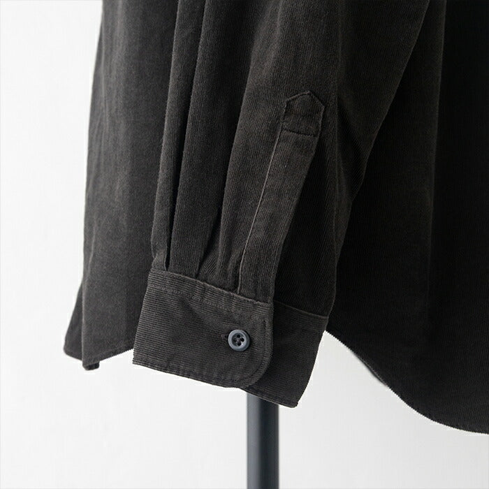 ダントンコーデュロイバンドカラーシャツ(DT-B0291MCD)21WALECORDUROYBANDCOLLARSHIRTL/SDANTON(メンズ)【2025秋冬】*送料無料*【後払い決済不可】*