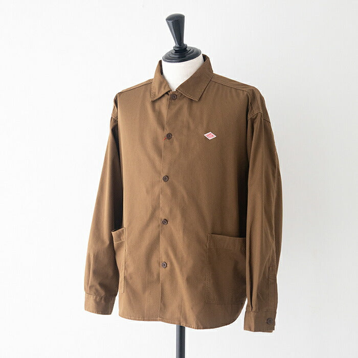 ダントン長袖シャツジャケット(DT-B0396TCC)T/CTWILLSHIRTJACKETDANTON(メンズ)【2025秋冬】*送料無料*【後払い決済不可】*