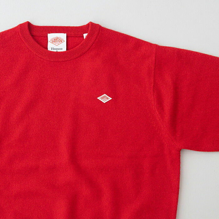 ダントンラムウールクルーネックニットプルオーバー(DT-D0027LMW)LAMBSWOOLCREWNECKP.OL/SDANTON(レディース)【2025秋冬】*送料無料*【後払い決済不可】*