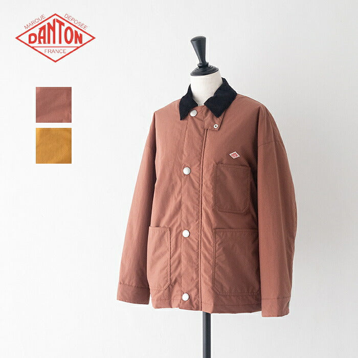 ダントンナイロンタフタカバーオールジャケット(DT-A0523NTF)NYLONTAFFETACOVERALLJACKETDANTON(レディース)【2025秋冬】*送料無料*【後払い決済不可】*
