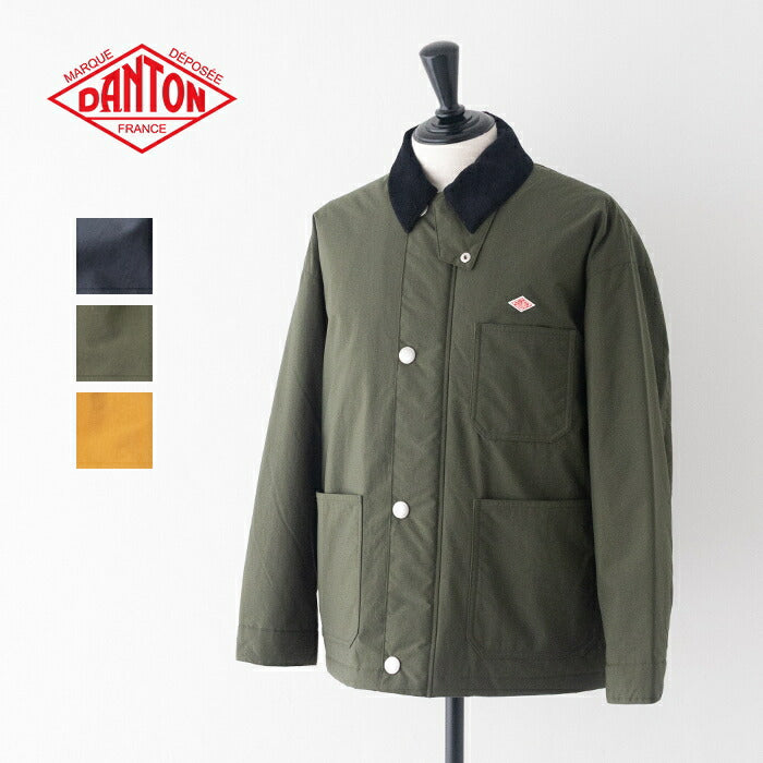 ダントンナイロンタフタカバーオールジャケット(DT-A0524NTF)NYLONTAFFETACOVERALLJACKETDANTON(メンズ)【2025秋冬】*送料無料*【後払い決済不可】*