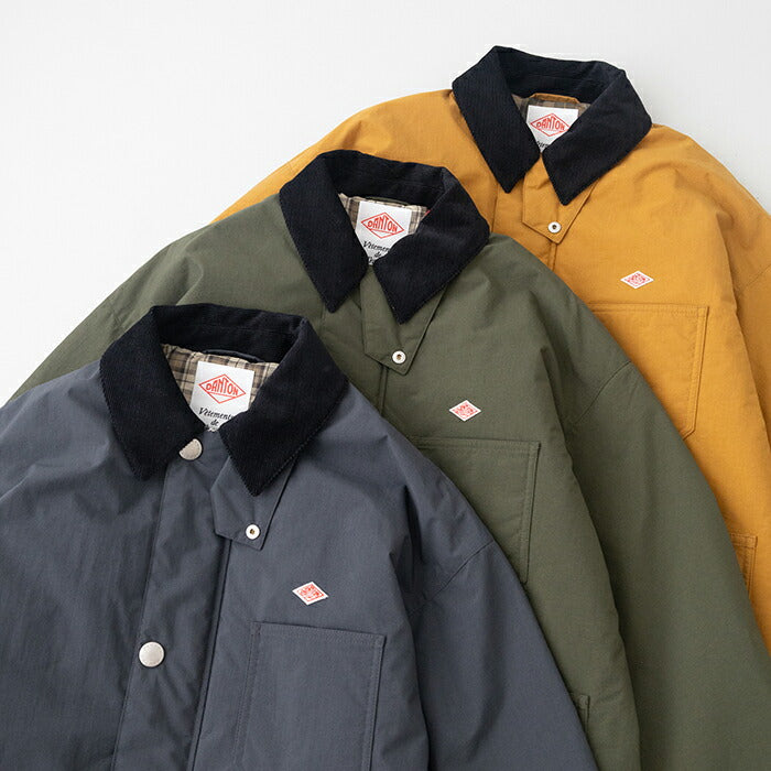 ダントンナイロンタフタカバーオールジャケット(DT-A0524NTF)NYLONTAFFETACOVERALLJACKETDANTON(メンズ)【2025秋冬】*送料無料*【後払い決済不可】*