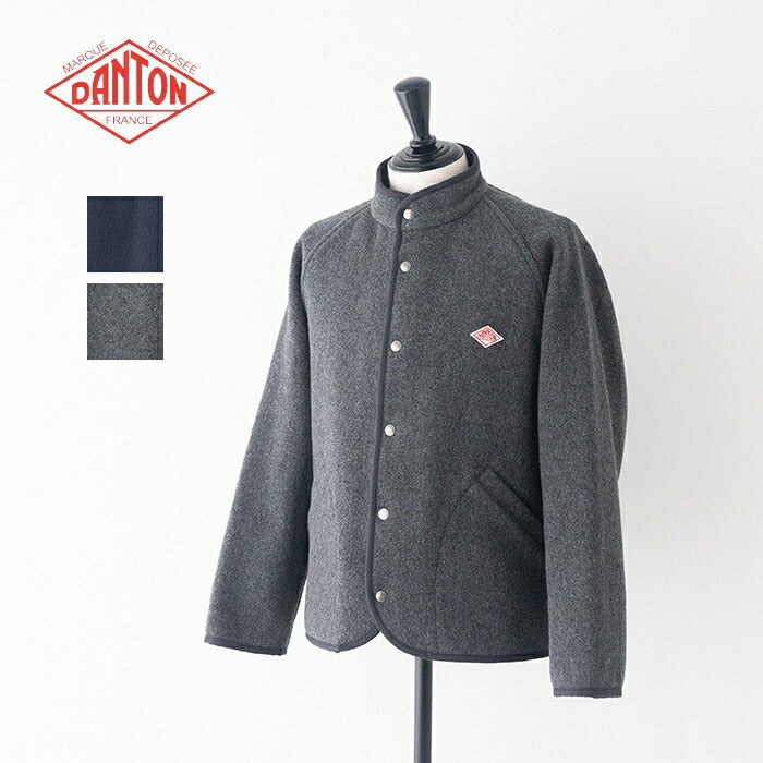 ダントンスタンドカラーウールジャケット(DT-A0715WLP)WOOLLIGHTPILESTANDCOLLARJACKETDANTON(メンズ)【2025秋冬】*送料無料*【後払い決済不可】*