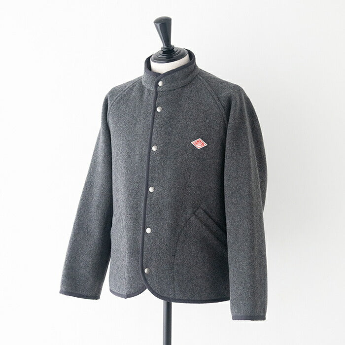ダントンスタンドカラーウールジャケット(DT-A0715WLP)WOOLLIGHTPILESTANDCOLLARJACKETDANTON(メンズ)【2025秋冬】*送料無料*【後払い決済不可】*