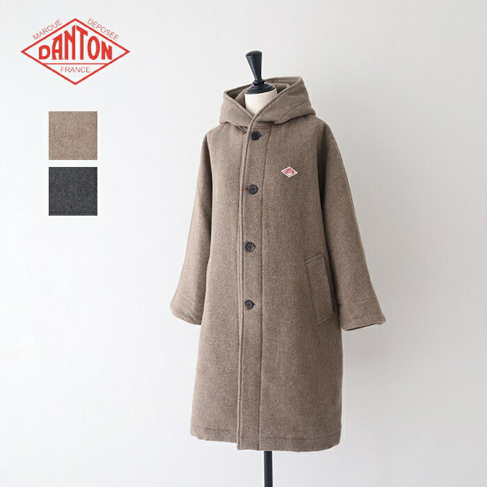 ダントンウールライトパイルフードロングコート(DT-A0708WLP)WOOLLIGHTPILEHOODEDLONGCOATDANTON(レディース)【2025秋冬】*送料無料*【後払い決済不可】*
