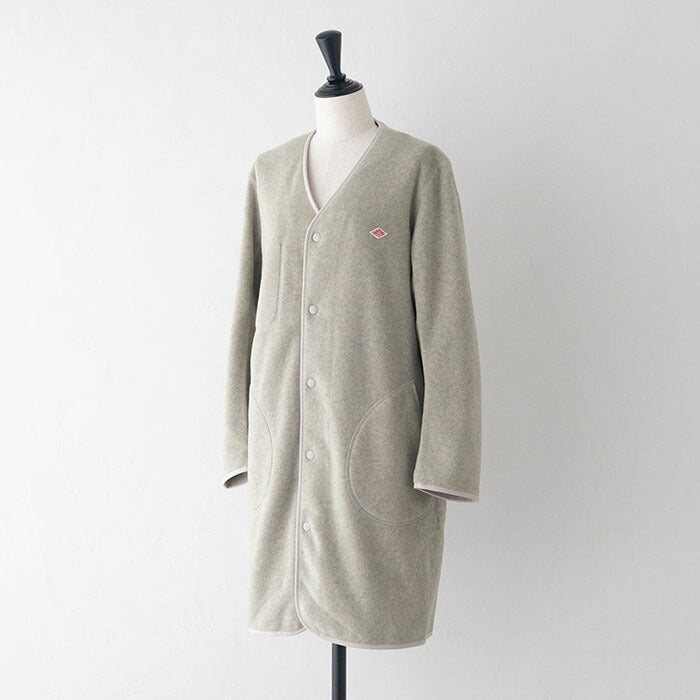 ダントンフリースカラーレスコート(JD-8992)FLEECECOLLARLESSCOATDANTON(レディース)【2025秋冬】*送料無料*【後払い決済不可】*