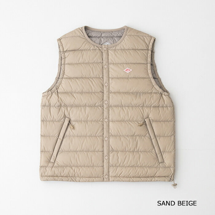 ダントンクルーネックインナーダウンベスト(DT-A0002RRT)NYLONTAFFETAINNERDOWNCREWNECKVESTDANTON(レディース)【2025秋冬】*送料無料*【後払い決済不可】*