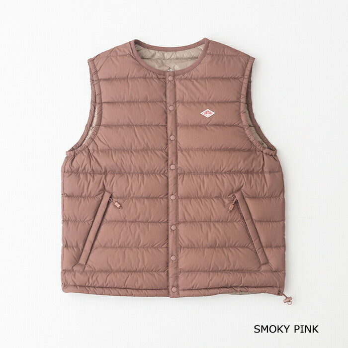 ダントンクルーネックインナーダウンベスト(DT-A0002RRT)NYLONTAFFETAINNERDOWNCREWNECKVESTDANTON(レディース)【2025秋冬】*送料無料*【後払い決済不可】*