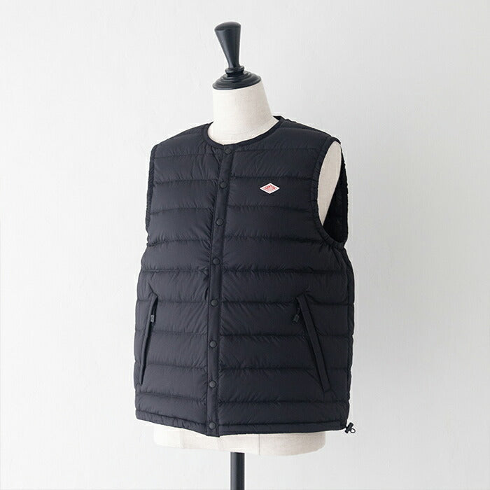 ダントンクルーネックインナーダウンベスト(DT-A0002RRT)NYLONTAFFETAINNERDOWNCREWNECKVESTDANTON(レディース)【2025秋冬】*送料無料*【後払い決済不可】*